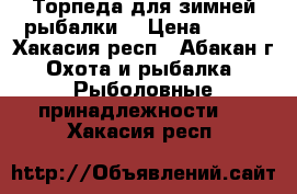 Торпеда для зимней рыбалки  › Цена ­ 500 - Хакасия респ., Абакан г. Охота и рыбалка » Рыболовные принадлежности   . Хакасия респ.